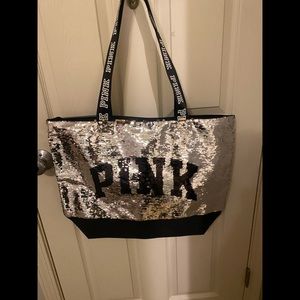 Victoria Secret PINK Sparkly Tote Bag